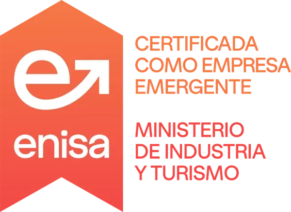 ENISA certified emerging company, Spanish Ministry of Industry and Tourism