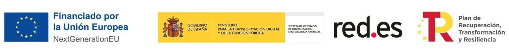Funded by the European Union – NextGenerationEU; Government of Spain – Ministry for Digital Transformation and Civil Service; Red.es; Recovery, Transformation and Resilience Plan